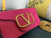 Valentino Garavani Small Shoulder Bag 19cm Rose Pink - 2