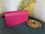 Valentino Garavani Small Shoulder Bag 19cm Rose Pink - 4