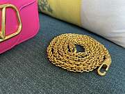 Valentino Garavani Small Shoulder Bag 19cm Rose Pink - 6