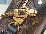 1ouis Vu1tton Petite Malle Souple Bag M45531 Black 20cm  - 3