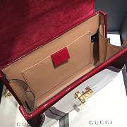Gvcc1 Sylvie 1969 Black Patent Leather Top Handle Bag Red 20 x 14 x 5 cm  - 6