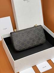 Cel1ne Triomphe Shoulder Bag 197993 Brown 20cm - 2