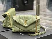 YS1 Loulou Puffer Bag Green 23CM  - 1