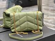 YS1 Loulou Puffer Bag Green 23CM  - 4