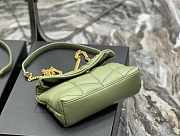 YS1 Loulou Puffer Bag Green 23CM  - 5