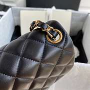 chene1 Mini Flap Bag Lambskin with Gold Hardware 17cm  - 6