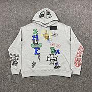 RHUDE grey hoodie - 1