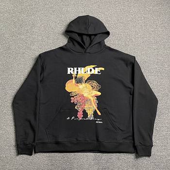 RHUDE black hoodie