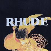 RHUDE black hoodie - 4