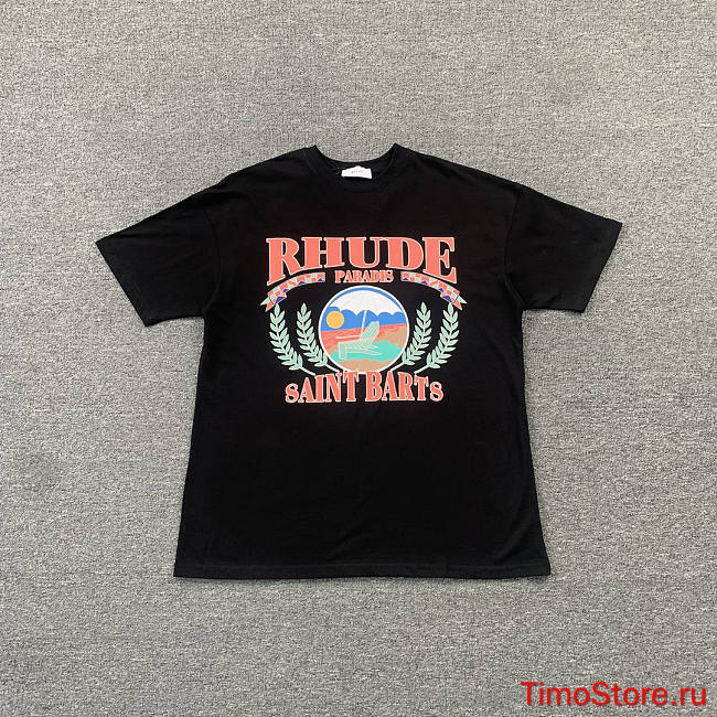 RHUDE black t - 1