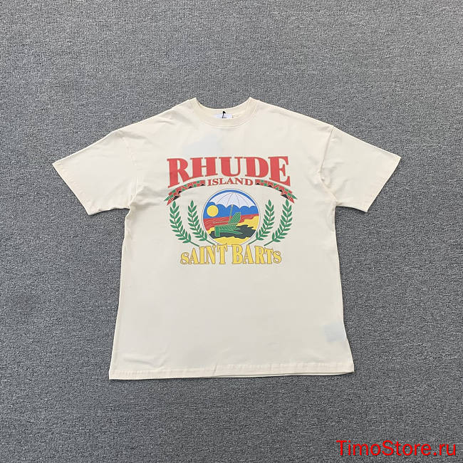 RHUDE white  t - 1