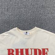 RHUDE white  t - 4