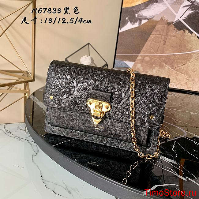 1ouis Vu1tton   Vavin Bag M67839 Black 19CM  - 1