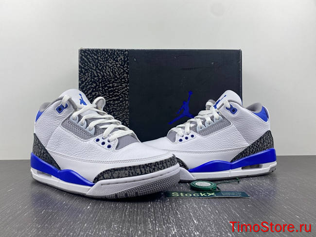 Nike Air Jordan 3 Retro Racer Blue CT8532-145 - 1