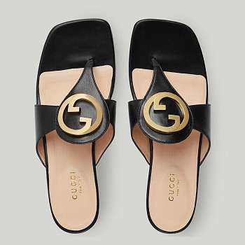 Gvcc1 Blondie logo-embellished leather sandals 
