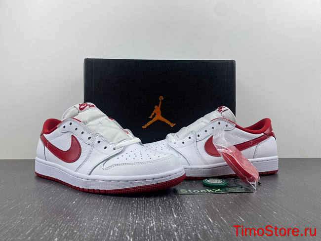 Air Jordan 1 Retro Low OG 'Varsity Red'  705329-101 - 1