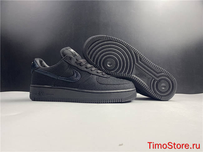 Nike Air Force 1 Low Stussy Black CZ9084-001 - 1