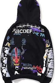VLONE ABCD HOODIE balck  - 2