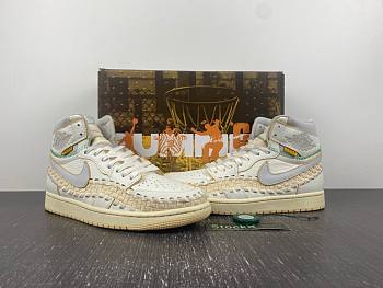 Union x Air Jordan 1 High “Woven”UN  FD2565-100