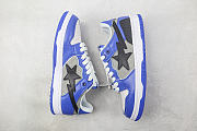 BAPE STA LOW BLUE/BLACK/GREY-WHITE - 3
