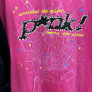 Sp5der 555555 Pink Hoodie - 3