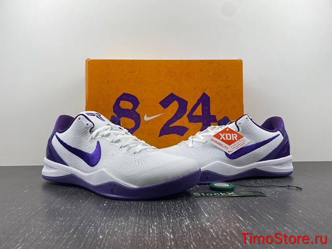 Nike Kobe 8 Protro “White Court Purple”湖人 货号：FQ3549-100 - 1