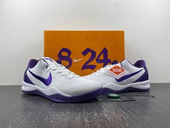 Nike Kobe 8 Protro “White Court Purple”湖人 货号：FQ3549-100