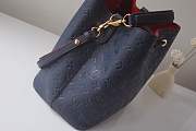 1ouis Vu1tton M45306 Deep sea blue fight red ‭26.0x 26.0x 17.5 cm ‬  - 4