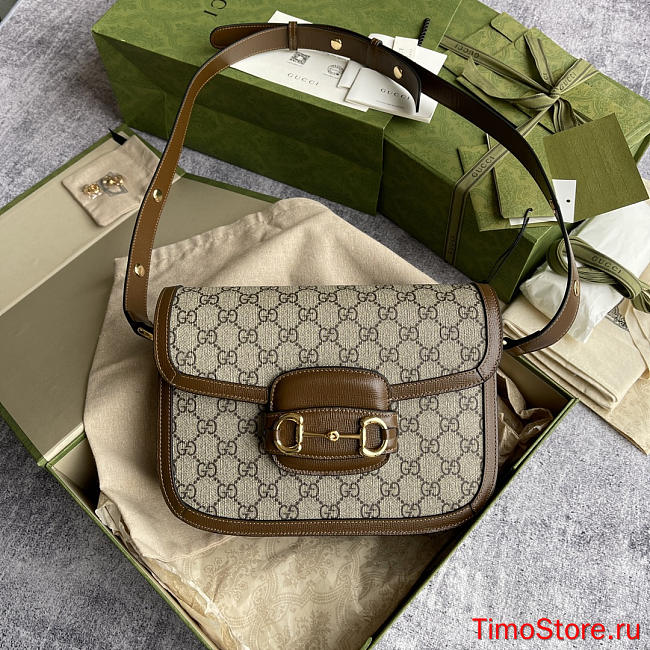 Gvcc1  Handbags   6022049    W25*H18*D8 Brown - 1