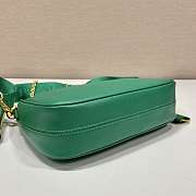 Proda Saffiano Re-Edition Shoulder Bag Green 23x17x6.5cm - 6