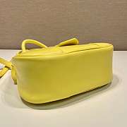 Prada Moon Handbag Yellow 22.5x16x7.5cm  - 6