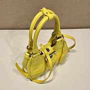 Prada Moon Handbag Yellow 22.5x16x7.5cm  - 4