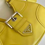 Prada Moon Handbag Yellow 22.5x16x7.5cm  - 3