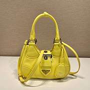 Prada Moon Handbag Yellow 22.5x16x7.5cm  - 1