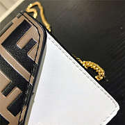 Fend1 Original Calfskin Leather Pocket in White 18 x 10 x 4 cm - 4