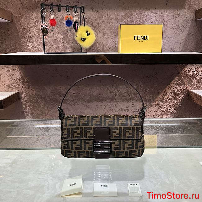 Fend1 Vintage Bag sliver hardware 26x15x4cm - 1