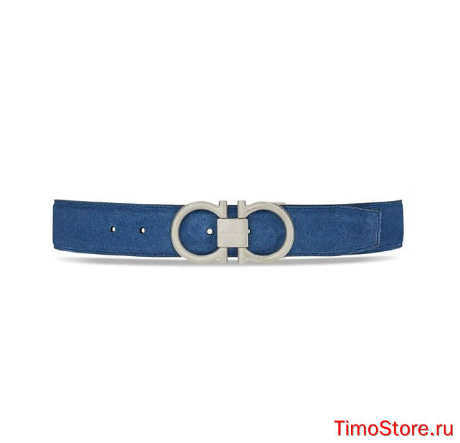 Fergammo reversiable and adjustable gancini belt - 1
