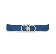 Fergammo reversiable and adjustable gancini belt - 1