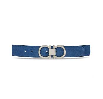 Fergammo reversiable and adjustable gancini belt