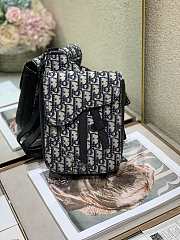D1or Oblique Handbag 16cm 001 16x21x5cm  - 1
