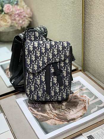 D1or Oblique Handbag 16cm 001 16x21x5cm 