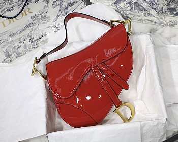D1or Saddle Bag Red 25cm 004 