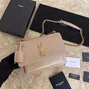 YS1 Sunset Crocodile Bag with Gold Hardware 22cm  - 2