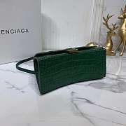 Ba1enc1age  Hourglass Bag 24cm Green  - 5
