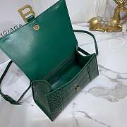 Ba1enc1age  Hourglass Bag 24cm Green  - 3