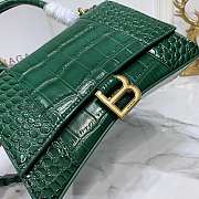 Ba1enc1age  Hourglass Bag 24cm Green  - 2