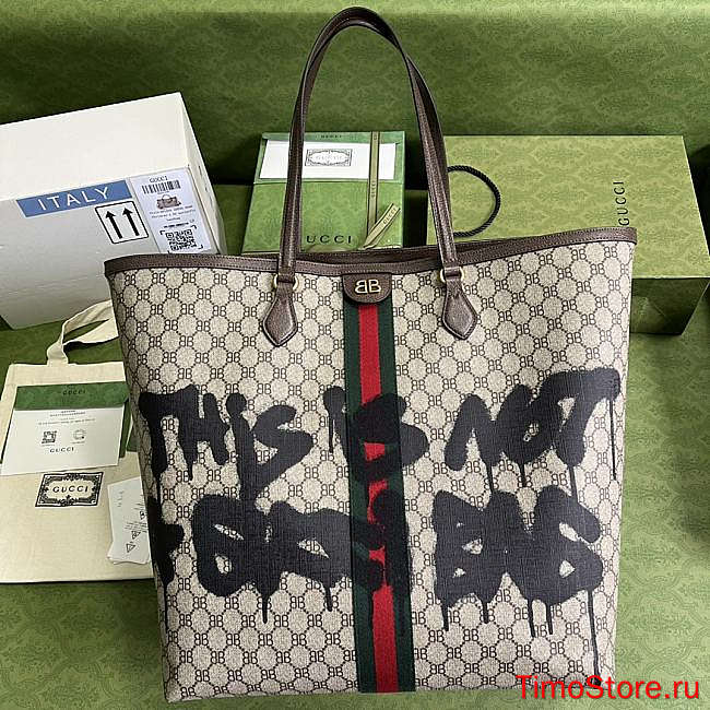 Gvcci X Ba1enciaga The Hacker Project Bag 38x27x13cm  - 1