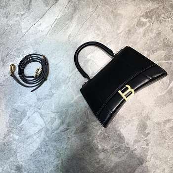 Ba1enc1age Hourglass Bag 24cm  balck 