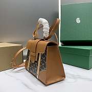 Goyard Saigon Mini Handbag Brown 21cm - 5