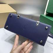 Goyard Saigon Mini Handbag Blue 21cm - 4